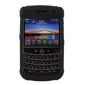 9600 SEMI RUGGED IMPACT SKIN CASEFOR BLACKBERRY TOUR 9600 BLACK