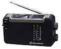 Roadstar TRA-500 DS Tragbares Solar-Radio (UKW-/MW-Tuner , Dynamo und Akkubetrieb) schwarz