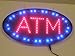 Animated Oval Shape LED Neon Light ATM Open Sign ATM S ATM