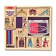MELISSA & DOUG WOODEN PRINCESS STAMP SET