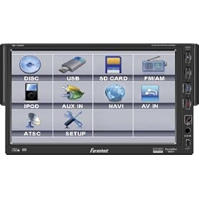 Buy Farenheit TID-700NR Single DIN DVD Audio Video Receiver with Oversize 7-Inch... by Farenheit now!