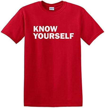 KNOW YOURSELF Shirt (Medium, Red)