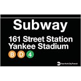 NY City Transit Replica Subway Sign - Yankee Stadium
