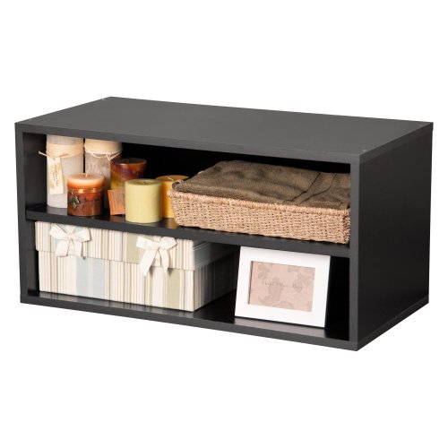 Foremost 329206 Modular Large Shelf Cube Storage System Black