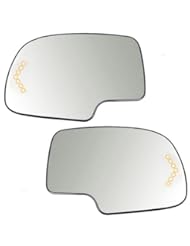 Automotive Parts and Accessories: New Pair Set Heated Mirror Glass & Base w/ Signal Auto Dim Pickup Truck - AUTOANDART