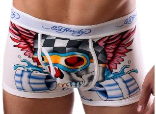 Ed Hardy Men's Racing Skull - Eh7069Tk