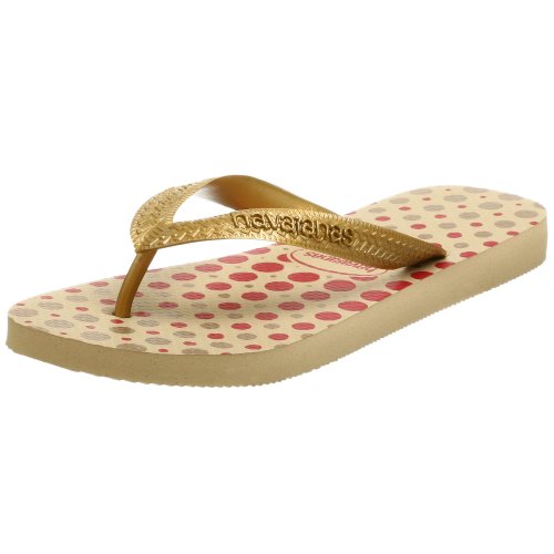 Havaianas Women's Pois '08 Sandal,Golden Sun,41/42 BR (10/11 M US)