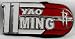Yao Ming Houston Rockets Player Belt Buckle, NBA Basketball Buckle