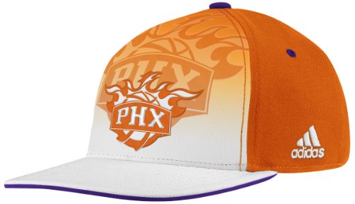 NBA Men's Phoenix Suns Authentic Draft Cap - Ty30Z, Large/X-Large, Orange/white/purple