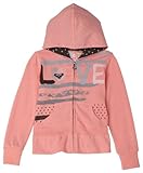 Roxy Girls 2-6x Roxy Teenie Wahine Afterglow Hoodie With Ruffle Trim