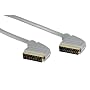 Hama Scart-Verbindungkabel Scart-Stecker - Scart-Stecker, 1,5 m, Silber