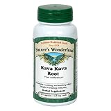 Natures Wonderland Kava Kava Root Herbal Supplement Capsules, 425 mg, 60-Count Bottles (Pack of 3)
