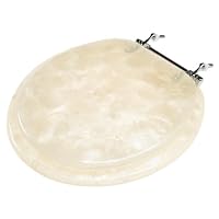 Deluxe Plastic Toilet Seats with Metal Hinge