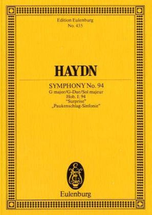 Sinfonie Nr.94 G-Dur Hob.I:94 (Londoner Nr.3, Paukenschlag-Sinfonie), Partitur