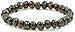 Baltic Amber Bracelet for Adults Made on Elastic Band - 7 Inches - Cherry Color - Baltic Amber Land - Hand-made From Polished / Certified Baltic Amber Beads (Cherry)
