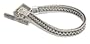 Sterling Silver Thai Weave w/ Granulated Toggle Bracelet by Lois Hill