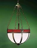 16 Bent Gothic Basket-4 Lt Center Rod/4 Chains/4Wire/Cnpy
