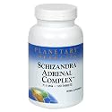 Planetary Herbals Schizandra Adrenal Complex Tablets, 710 mg, 120-Count Bottles (Pack of 2)