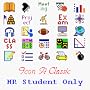 Hi-Res STUDENT ONLY Icon Collection for Agendus/Datebk5/GreatDates/SplashID/MonthPlanner downloadable Software