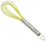Cuisipro Silicone Flat Whisk 8 Yellow