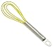 Cuisipro Silicone Flat Whisk 8 Yellow
