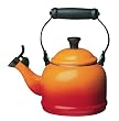 Le Creuset Demi Enamel-on-Steel 1-1/4-Quart Teakettle, Flame