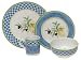 Royal Doulton Carmina Gingham 4-Piece Dinnerware Place Setting, Service for 1