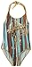 Disney Hannah Montana Girls 7-16 1 Piece Halter Suit,Multi,12