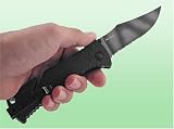 SOG Specialty Knives TF-3 SOG Trident 1/2 Serrated, Tiger Stripe