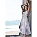 MG Collection High Fashion Designer White Long Beach Dress/Swimsuit Cover Up
