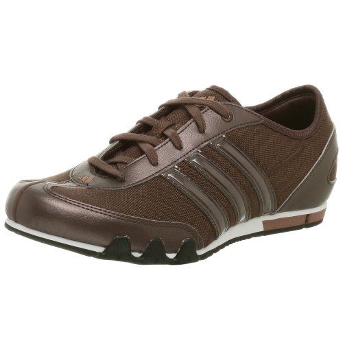 adidas Women's Amala Comfort Sneaker, Dk Brown/Bronco/Blk,7.5 M