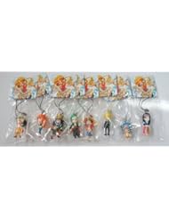 Wireless: 8 pc Anime One Piece Luffy Zorro Sanji Chopper Nicole Nami Cell Phone Charm Strap Set