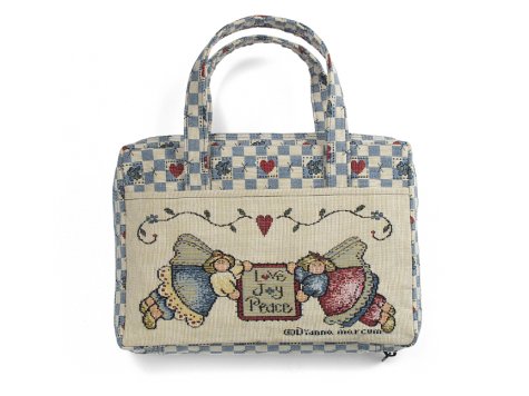 Love, Joy, Peace Angels Medium Bible Cover under Bible Covers in The Books Store
