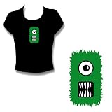 dellawear monster green girl schwarz