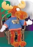  : Bullwinkle the Moose Plush Toy with WU Sweater Bullwinkle and Rocky