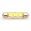 42mm High Power 3 LED SMT Festoon Bulb White 12 Volt DC, 1402WH