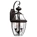 Sea Gull Lighting 8039-12 2-Light Lancaster Medium Outdoor Wall Lantern, Clear Beveled Glass and Black