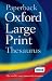 Book Oxford Large Print Thesaurus
