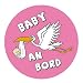 Autoaufkleber Sticker Baby an Bord M�dchen Aufkleber
