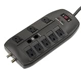 Power Sentry 8-Outlet 1950-Joule Home Office Computer Surge Protector