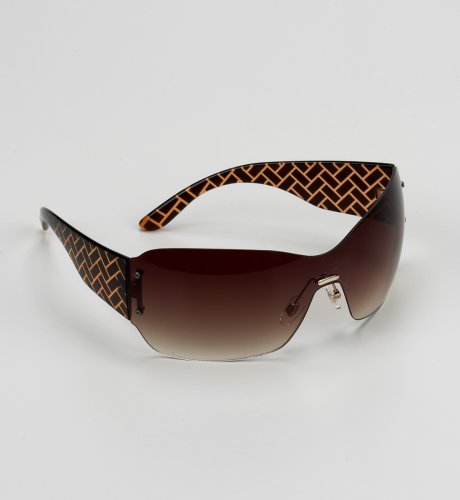 Rimless Visor Sunglasses