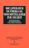 Produkt-Bild: Hansers Sozialgeschichte der deutschen Literatur vom 16. Jahrhundert bis zur Gegenwart: Sozialgeschichte der deutschen Literatur Band 1: Die Literatur im &Uuml;bergang vom Mittelalter zur Neuzeit: Bd. 1