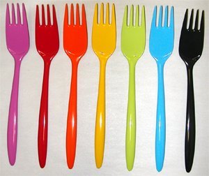 Fork - Melamine - Pink