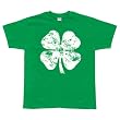 St. Patrick's Day - Large Distressed Shamrock T-Shirt
