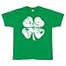 St. Patrick's Day - Large Distressed Shamrock T-Shirt