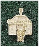 Logo Art Georgia Bulldogs 10K Gold Backboard Pendant