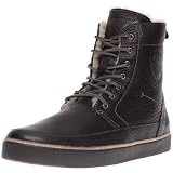 Blackstone Men’s AM32 Hi Top Shearling Sneaker,Black,43 EU(10-10.5 M US)
