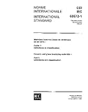 IEC 60672-1 Ed. 2.0 b:1995, Ceramic and glass insulating materials - Part 1: Definitions and classification