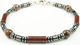 Damali Men's Chakra Bracelets - Root Chakra - Pietersite