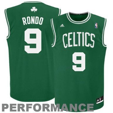 Boston Celtics Rajon Rondo Men's Green NBA Replica Jersey, X-Large